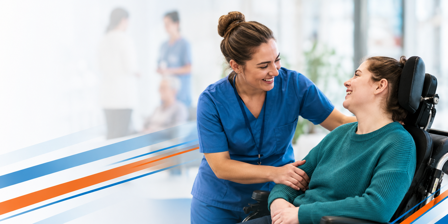 A nursing professional being interviewed by a nursing job interview panel 
